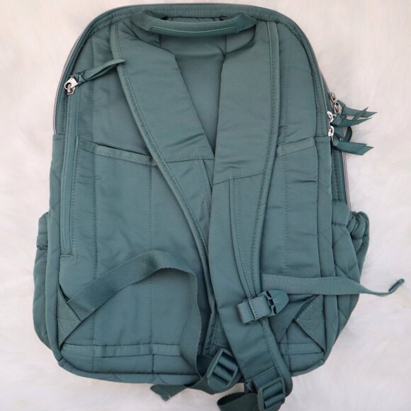 Vera Bradley Campus XL Backpack — Olive Leaf - Picture 2 of 13